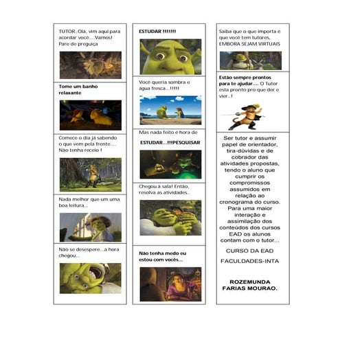 Historia em quadrinho - ROZEMUNDA FARIAS MOURAO 