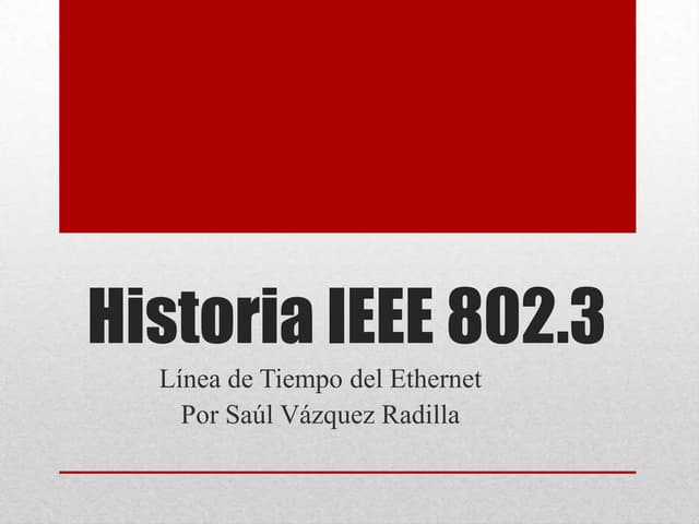 Historia Ethernet