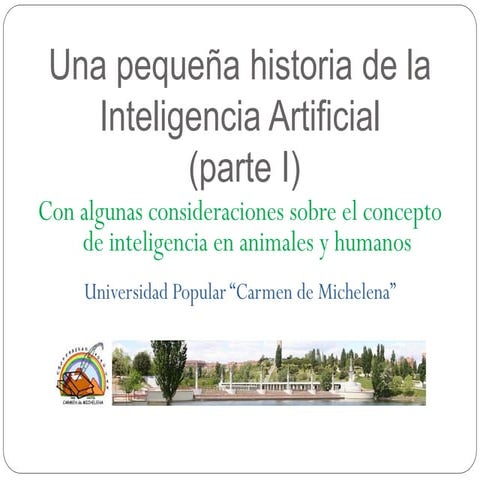 Una pequeña Historia de la Inteligencia Artificial   parte I