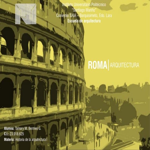 Historia de la arquitectura - Tamary Bermeo