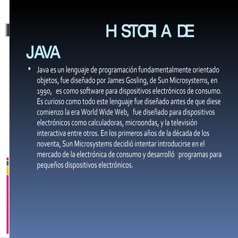 Presentacion Java | PPTX