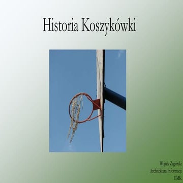 Historia koszykówki