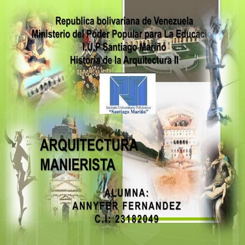 arquitectura manierista