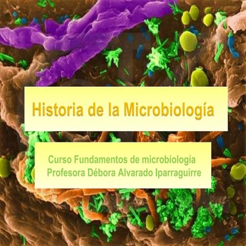 Historia de la microbiología
