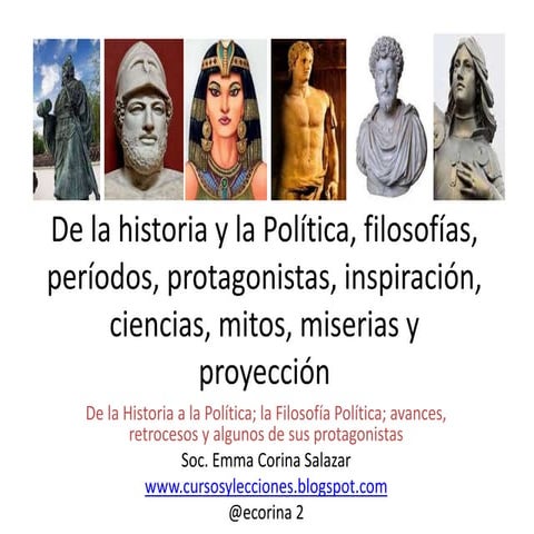 Historia política y personajes claves