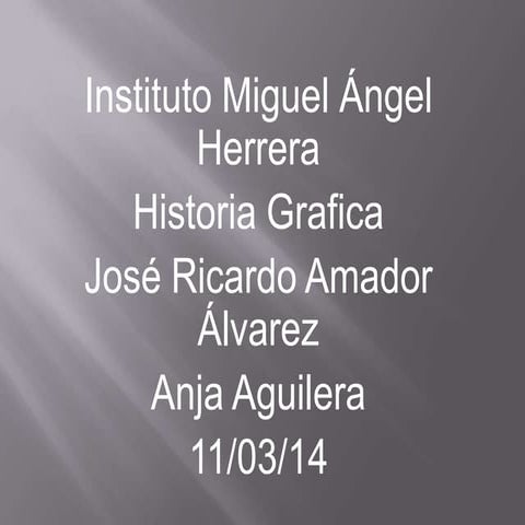 Historias graficas m. de la investigacion