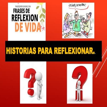 Historias para reflexionar