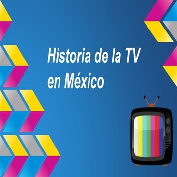 Historia de la televisión en México