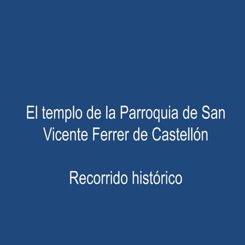 Historia templo