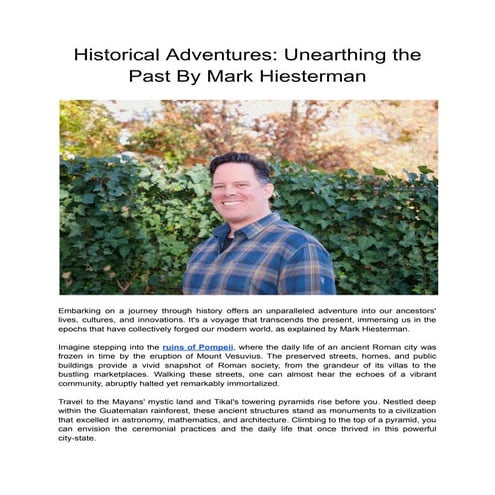 Historical Adventures_ Unearthing the Past By Mark Hiesterman.pdf
