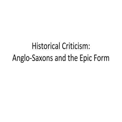 Historical criticism introduction questions