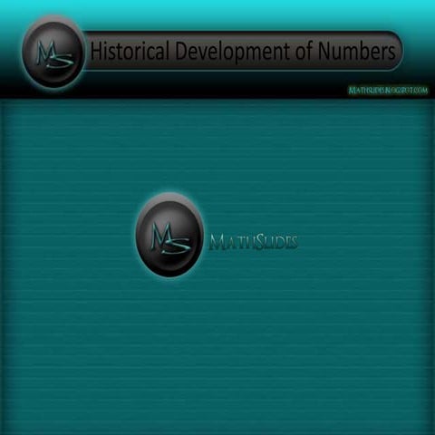 Historical development of numbers 