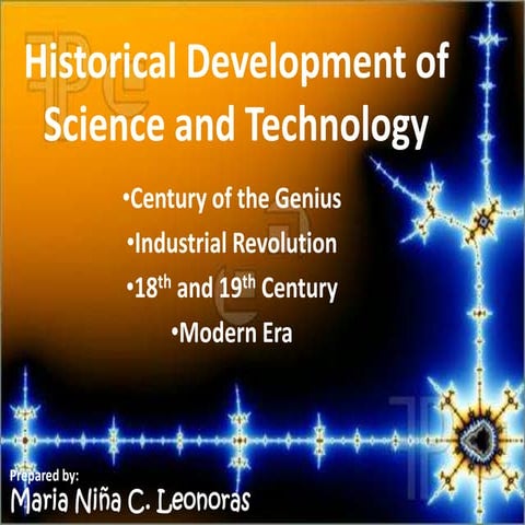 Historical development of science and technology