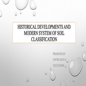 Historical developments and modern system of soil classification.pptx