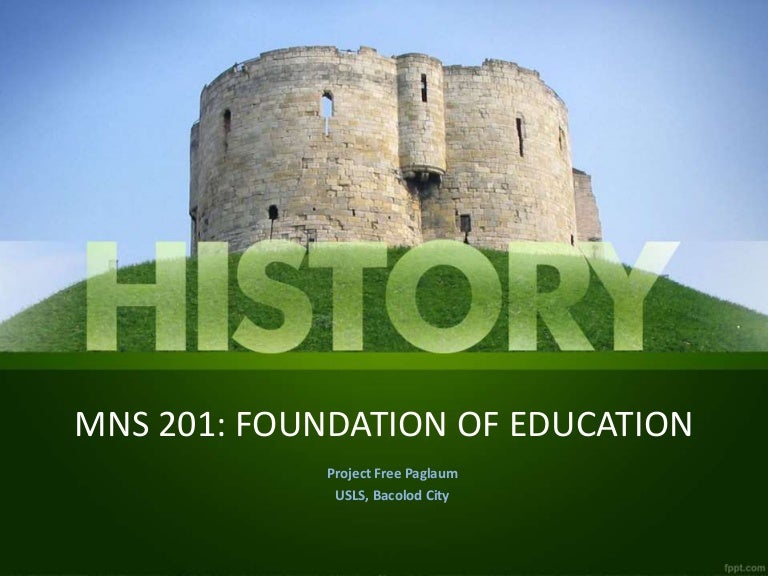 Historical foundations of educ.project free (1)