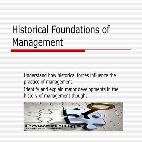 Historical foundations true