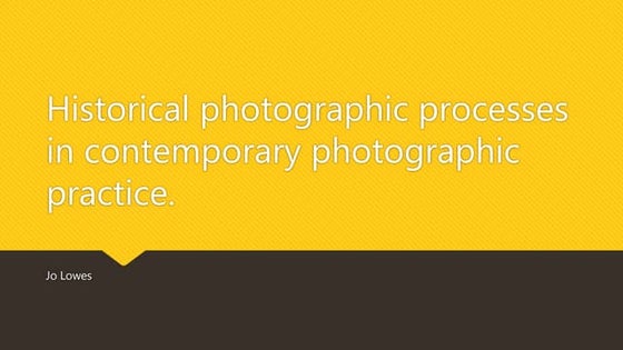 Mind map of photography | PPTX
