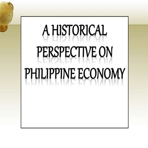 Historical perspective in economics