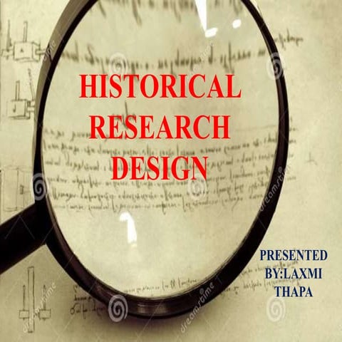 Historical research design