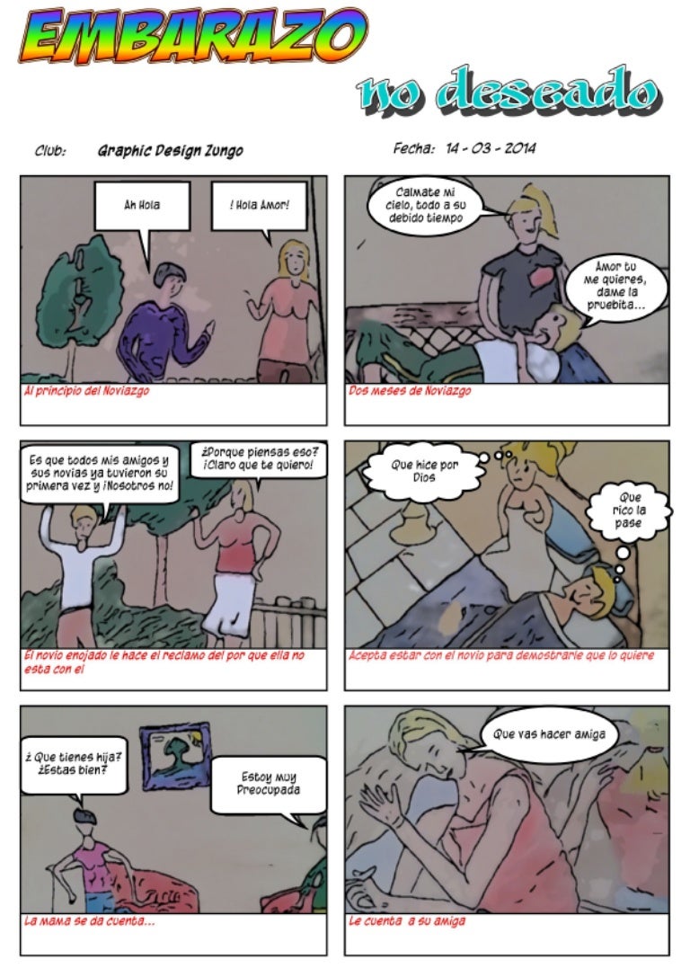 Historieta Embarazo No Deseado