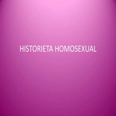 Historieta homosexual. horacio garcia