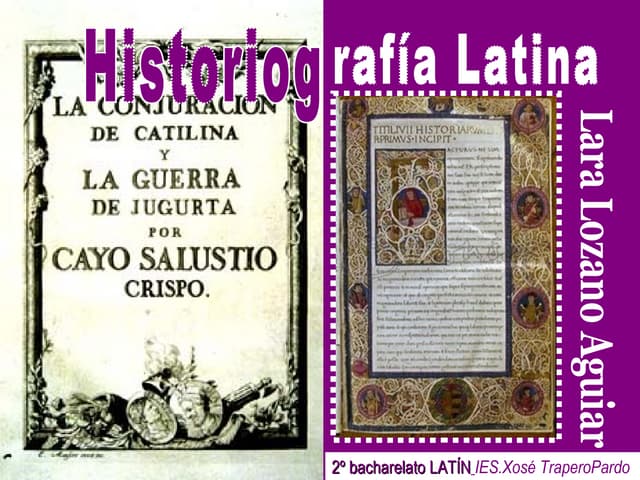 HistoriografíA Latina LatíN Ii