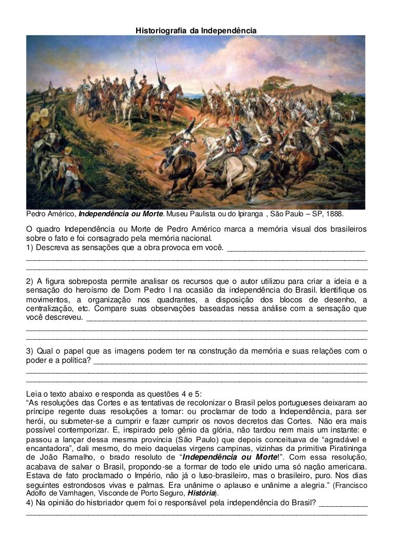 Quais Foram As Causas Que Levaram A Independência Do Brasil