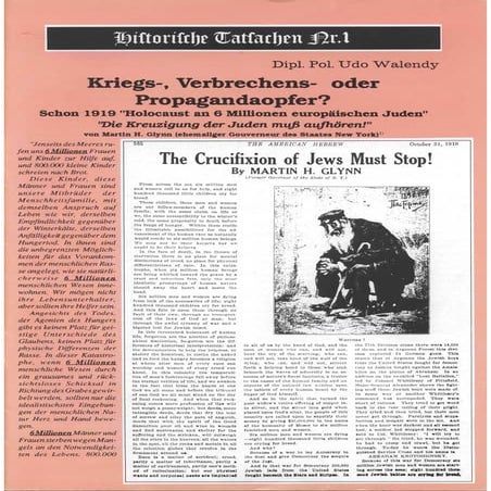 Historische tatsachen   nr. 01 - udo walendy - kriegs-, verbrechens- oder pro...