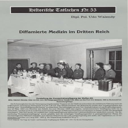 Historische tatsachen   nr. 55 - udo walendy - diffamierte medizin im dritten...