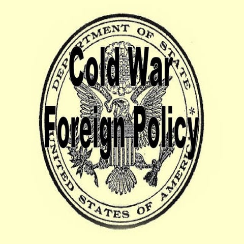 Foreign Policy Ppt Ppt