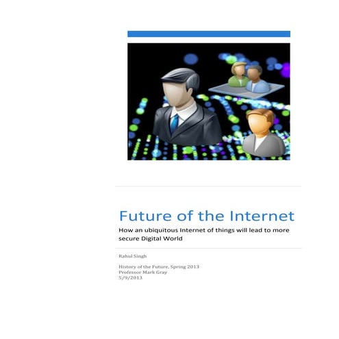 The Future of the Internet - The Next 30 Years