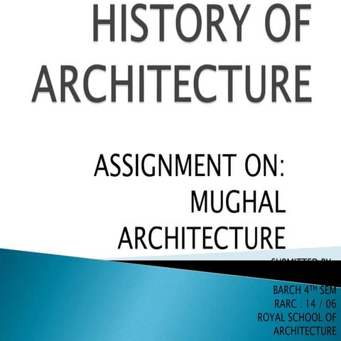 Mughal architectural history 