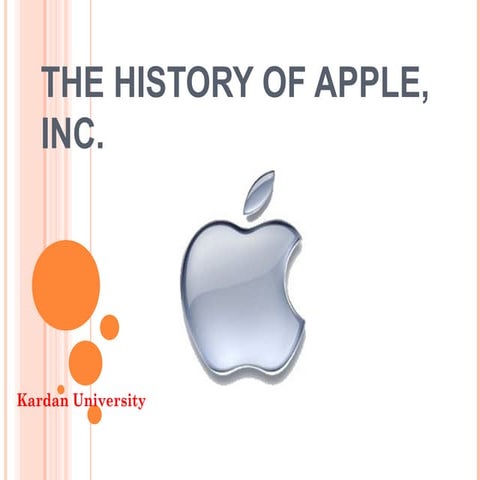 History of apple incorporation
