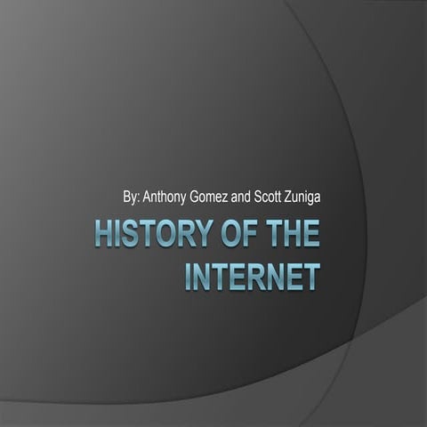 History of the internet
