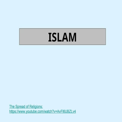 Introduction to World Religion History-and-Beliefs-of-Islam.ppt