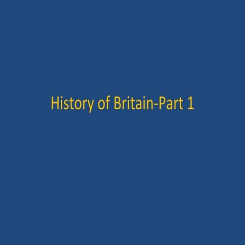 Lesson 1-History Of Britain Part 1 (2003)