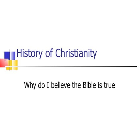History Of Christianity