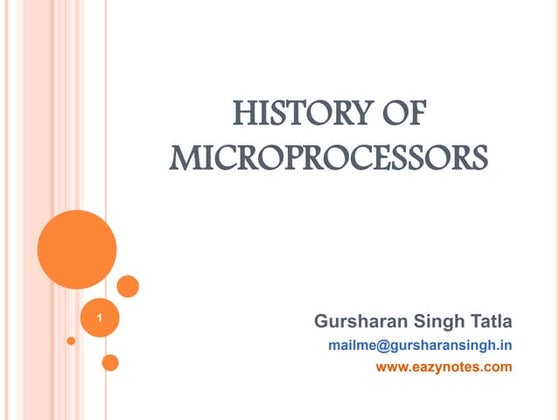Evolution of Microprocessors.pptx
