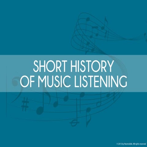 History of music listening