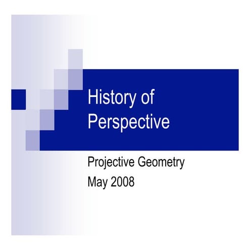 History Of Perspective