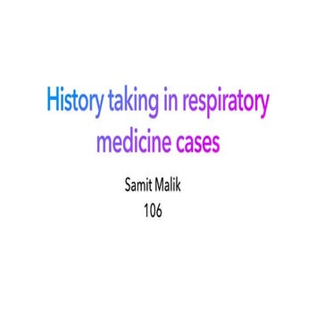 HISTORY-TAKING-IN-RESPIRATORY-SYSTEM pulmonology department