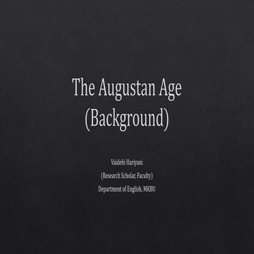 History: The Neoclassical Era