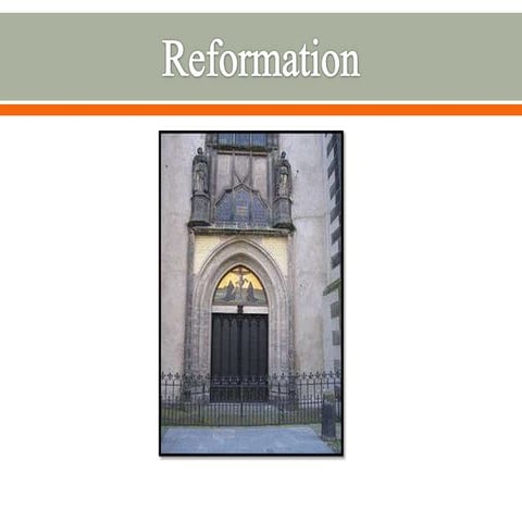 History 101 chapter 13 dissent, division and reformation