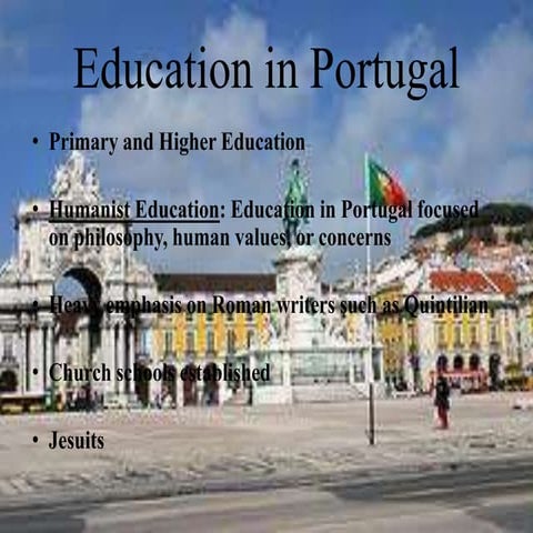 History 140- Education in Portugal