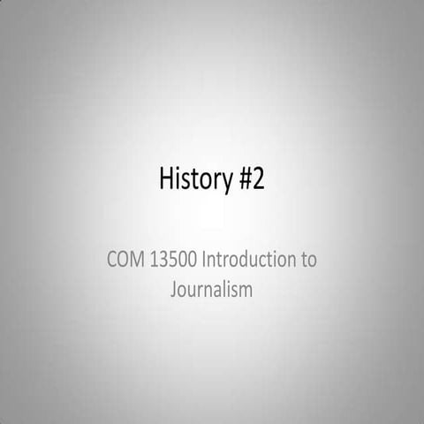History #2 slideshare