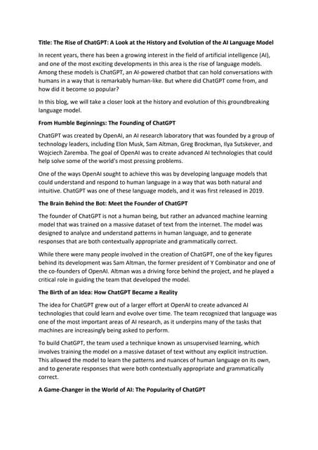 History and evolution of chatGPT.docx
