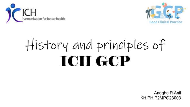 Brief Introduction to ICH E6 (R3) guidelines | PPTX
