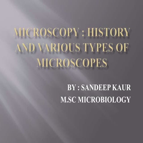 History and types of Microscopy.pptx