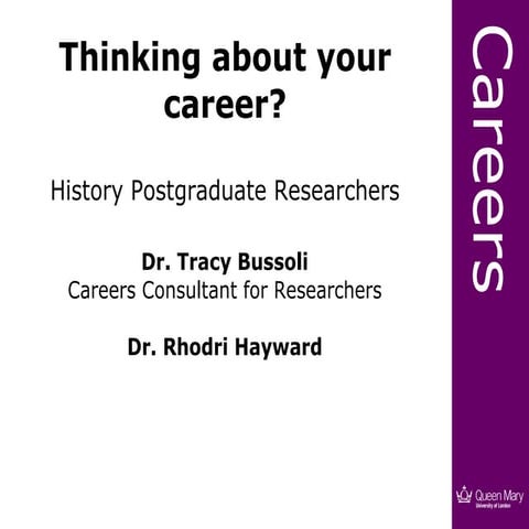 History Career Talk