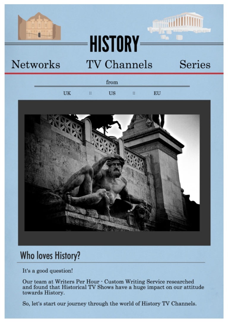 History Channels by Writers Per Hour